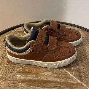 Carter’s Toddler Velcro Leather Brown Shoes
